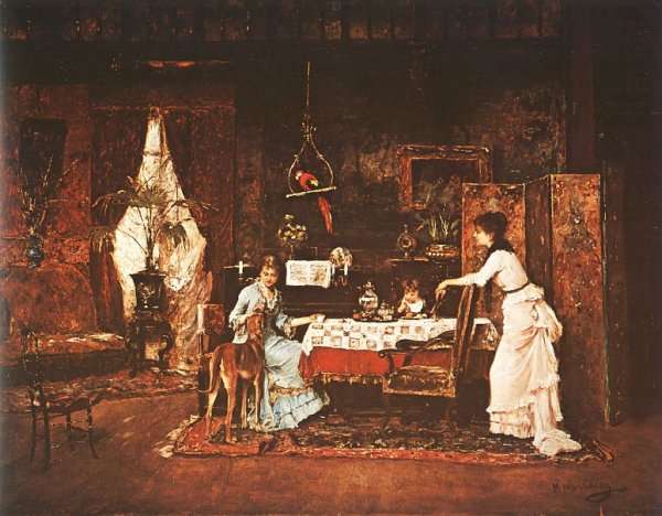 The Hound (Az agar) 1882 by Mihaly Munkacsy